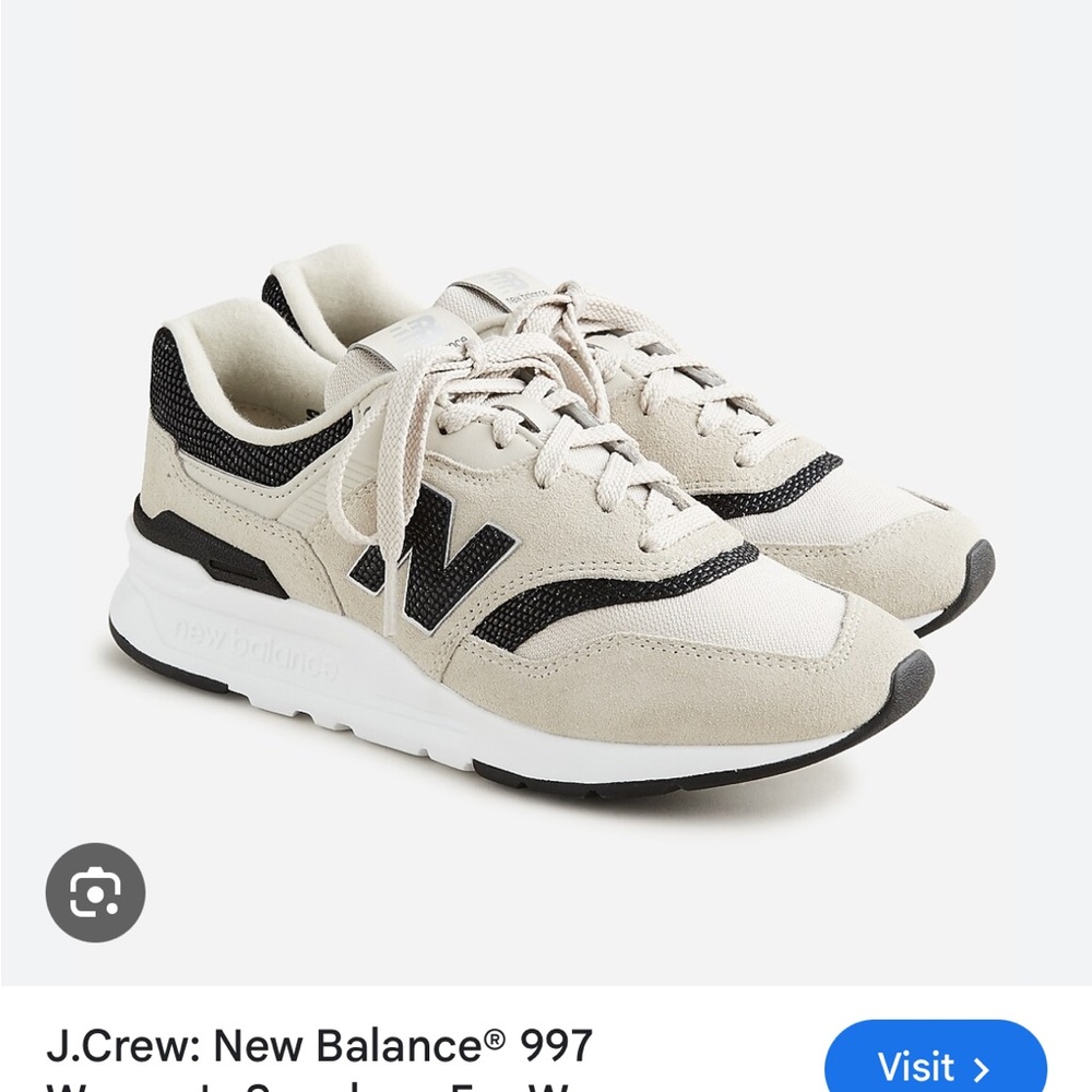New Balance 997 in Beige and Black